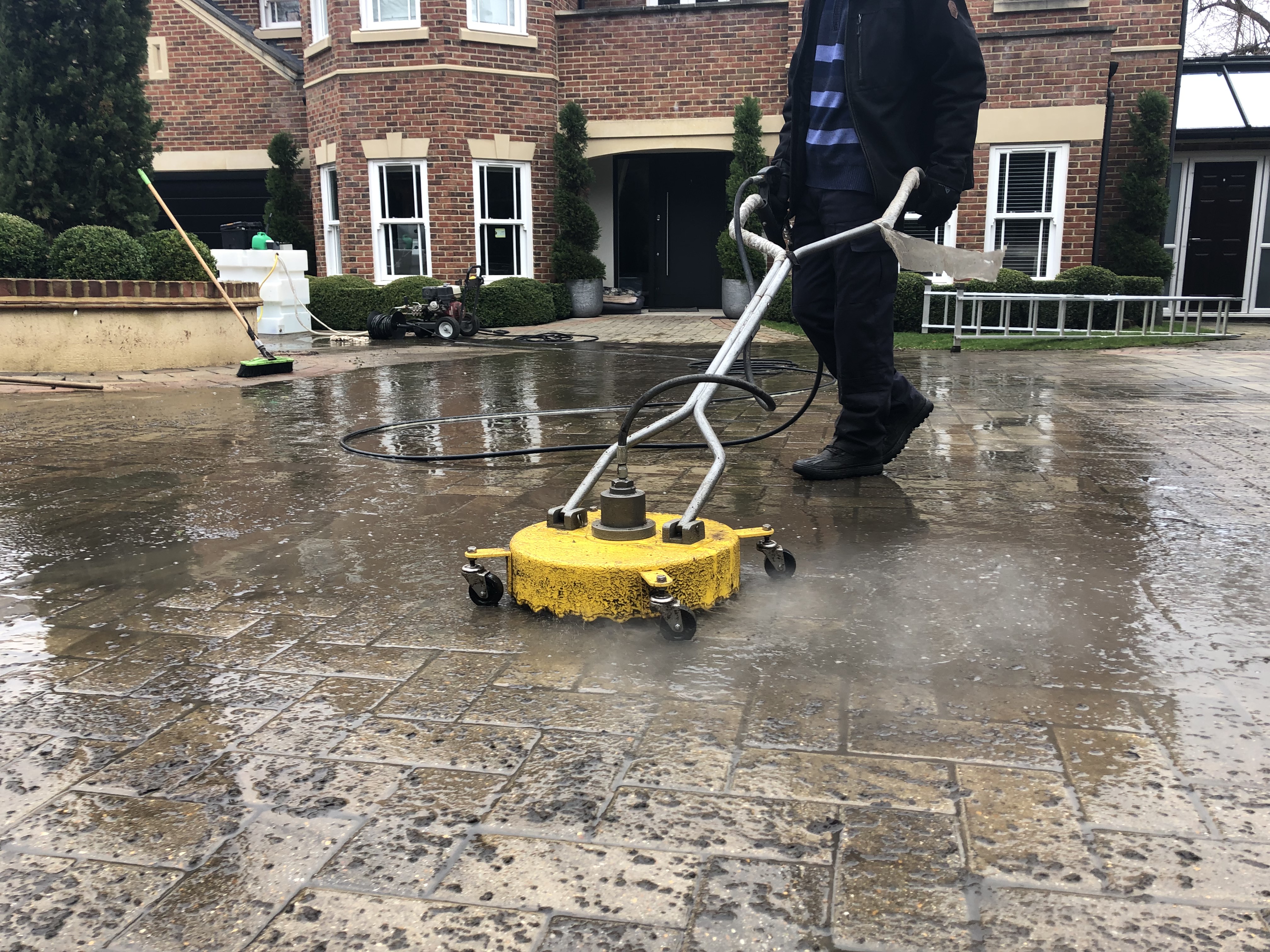 Driveway and Patio Pressure Cleaning in Surrey​